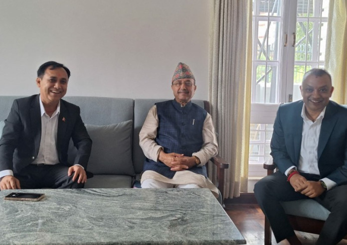 गगन–विश्व र पूर्णबहादुरबीच भेटवार्ता