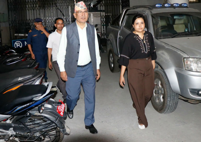 पूर्वअर्थमन्त्री पौडेल प्रहरी प्रभाग सानेपाको हिरासतमा