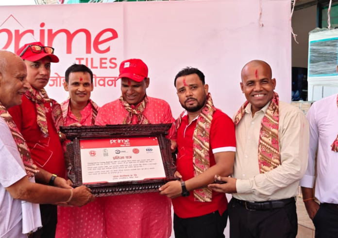 सिरहामा प्राइम टायल्सको नयाँ क्लासिक शोरुम सञ्चालनमा