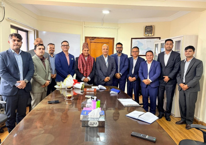 नवनियुक्त सेबोन अध्यक्षलाई नेपाल मर्चेन्ट बैंकर्स संघको बधाई, पुँजी बजारका प्राथमिकतामाथि छलफल