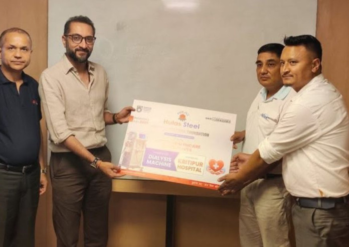 गोल्छा अर्गनाइजेसनद्वारा कीर्तिपुर अस्पताललाई डायलाइसिस उपकरण हस्तान्तरण
