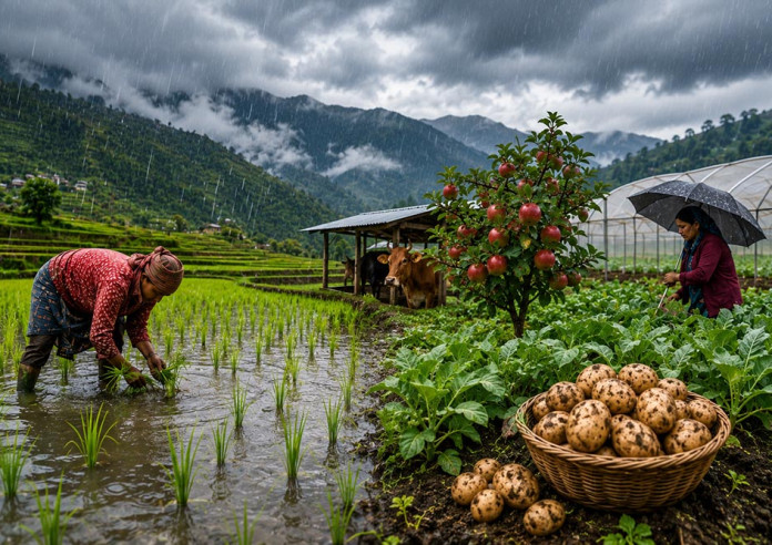 कृषि मौसम बुलेटिन: आगामी साता देशभर वर्षाको सम्भावना, बाली जोगाउन परिषद्को सुझाव