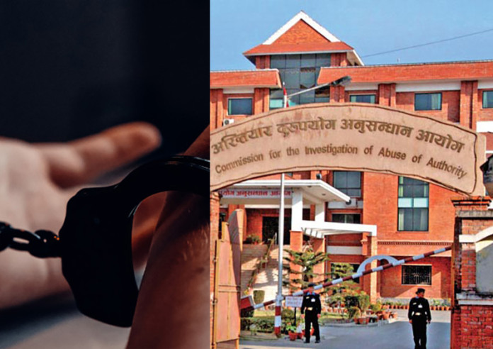 लगनखेल मालपोतका तीन नायब सुब्बासहित पाँच जना तीन लाख घुससहित पक्राउ