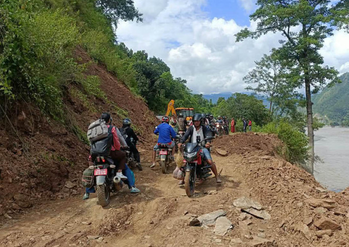 नुवाकोटको त्रिशूली पारिको भूभाग सडक सञ्जालमा जोडियो