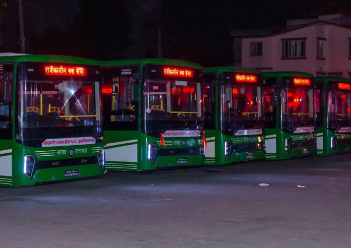९ स्थानीय तहको सहकार्यमा काठमाडौं उपत्यकामा ६ रुटमा ३० रात्रीकालीन बस सञ्चालन