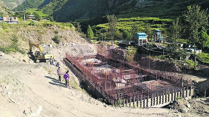 सान्जेन जलविद्युत् आयोजनाको ६५ प्रतिशत काम पूरा