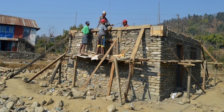 जाजरकोट भूकम्प : रुकुम पश्चिममा १६ हजार अस्थायी आवास निर्माण