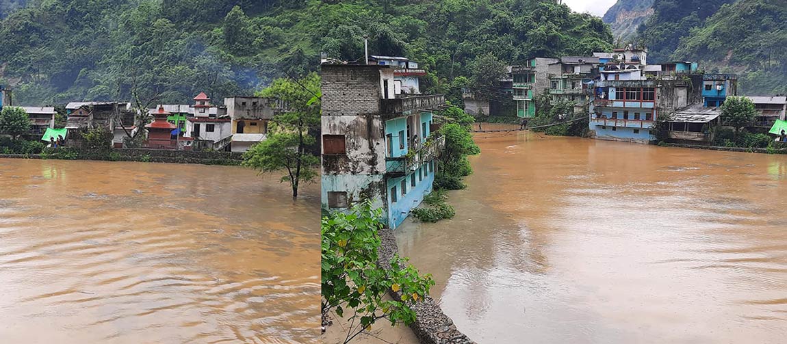 कालीगण्डकीमा बाढी, विश्वकै ठूलो शालीग्राम शिला डुब्यो