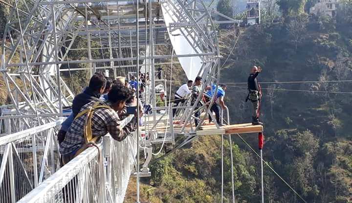 विश्वकै दोस्रो अग्लो बन्जीजम्प कातिक १५ गतेदेखि सञ्चालनमा ल्याउने