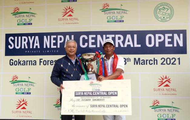 Bhuwan Nagarkoti wins Surya Nepal Central Open