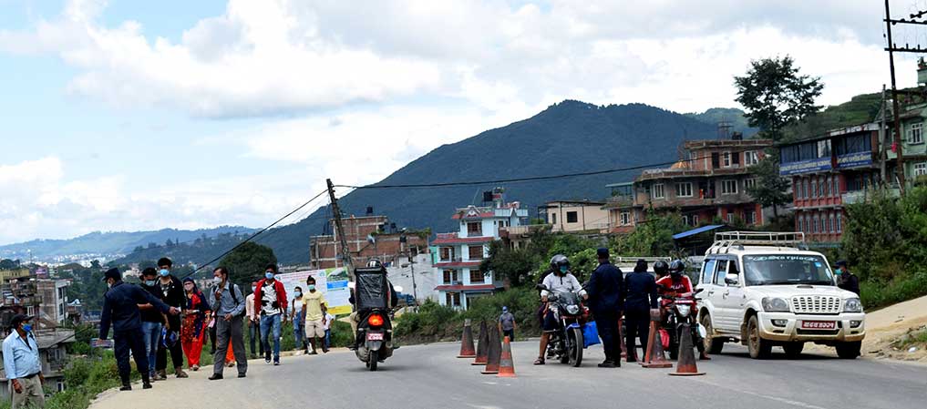 काठमाडौं नाका प्रवेश गर्न अब एन्टीजेन परीक्षण अनिवार्य