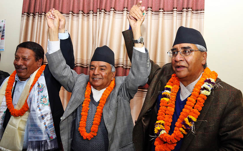 सरकार गठनका लागि कांग्रेसले खोज्यो जसपा र माधव नेपाल समूहको साथ