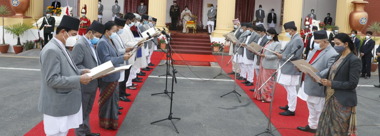 प्रधानमन्त्री ओलीको नयाँ मन्त्रिपरिषद्मा को–को बने मन्त्री ?