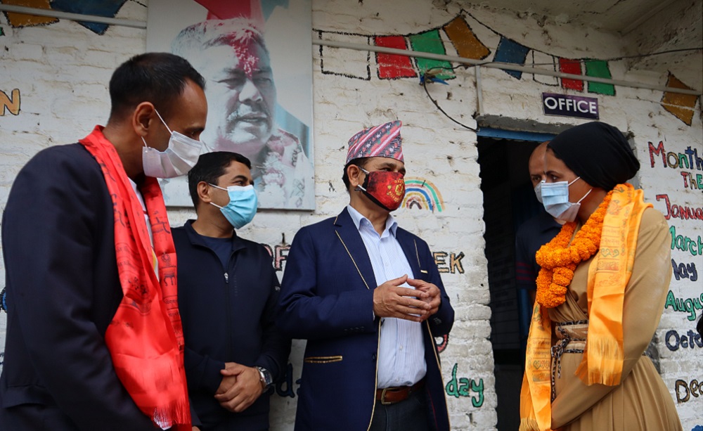 काठमाडौं म्यारियट होटेलद्वारा स्मृति पाठशालालाई खाद्यान्न सामाग्री प्रदान