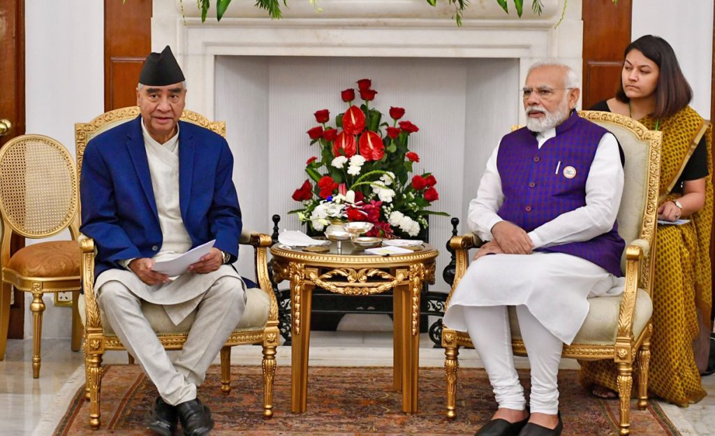 पञ्चेश्वर परियोजनालाई तेज गतिमा अगाडि बढाउन नेपाल र भारत सहमतः प्रधानमन्त्री मोदी