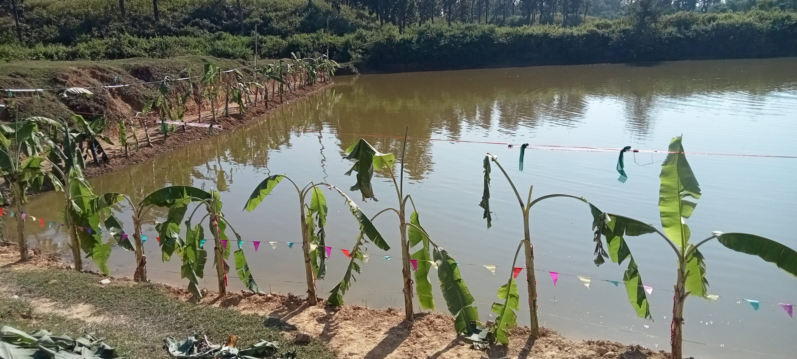 धमाधम छठ पूजास्थल निर्माण गरिँदै