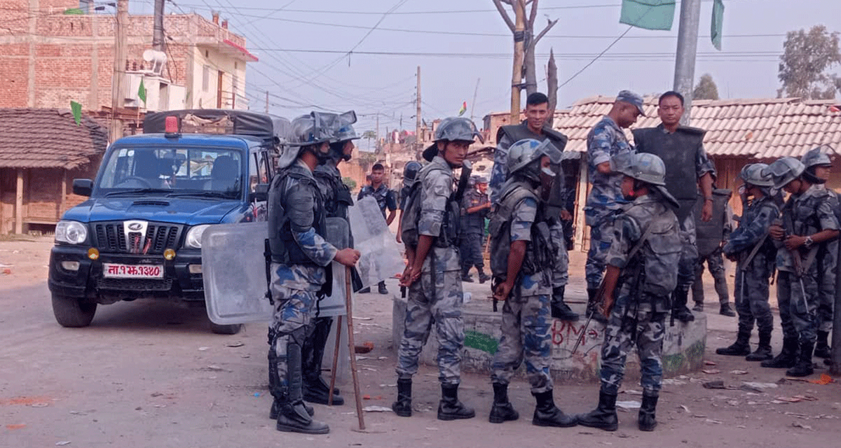 भंगहामा कर्फ्यु आदेश जारी