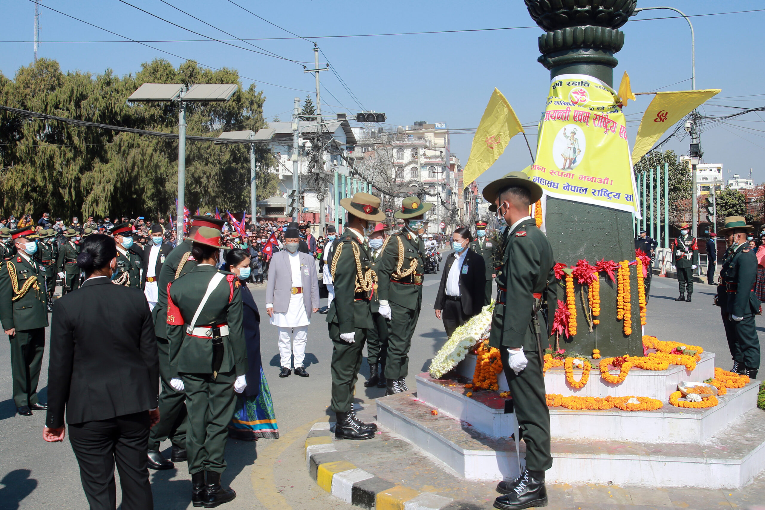 राष्ट्रपतिद्वारा पृथ्वीनारायण शाहको सालिकमा माल्यार्पणः यस्तो छ नेपाल एकीकरणको इतिहास