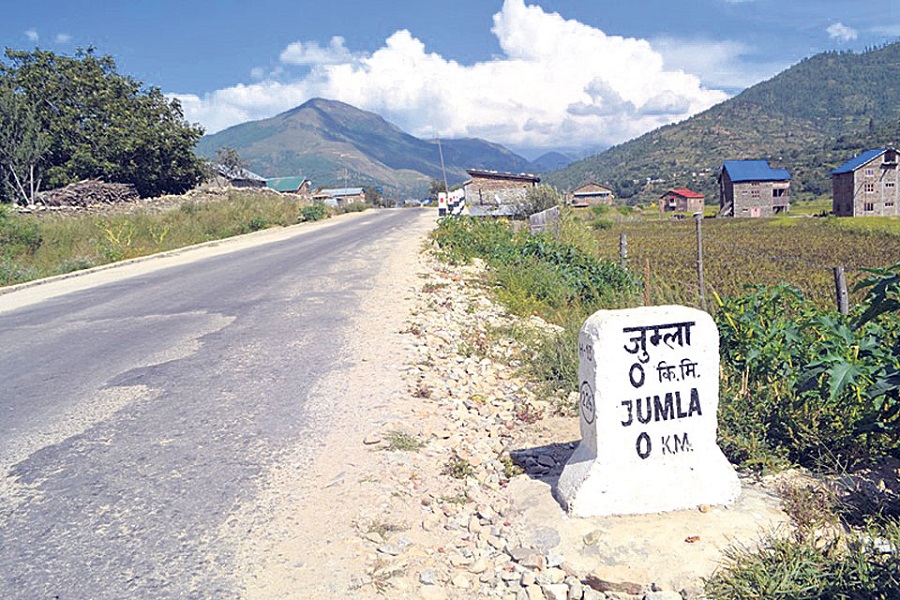 कर्णाली राजमार्ग अवरुद्ध