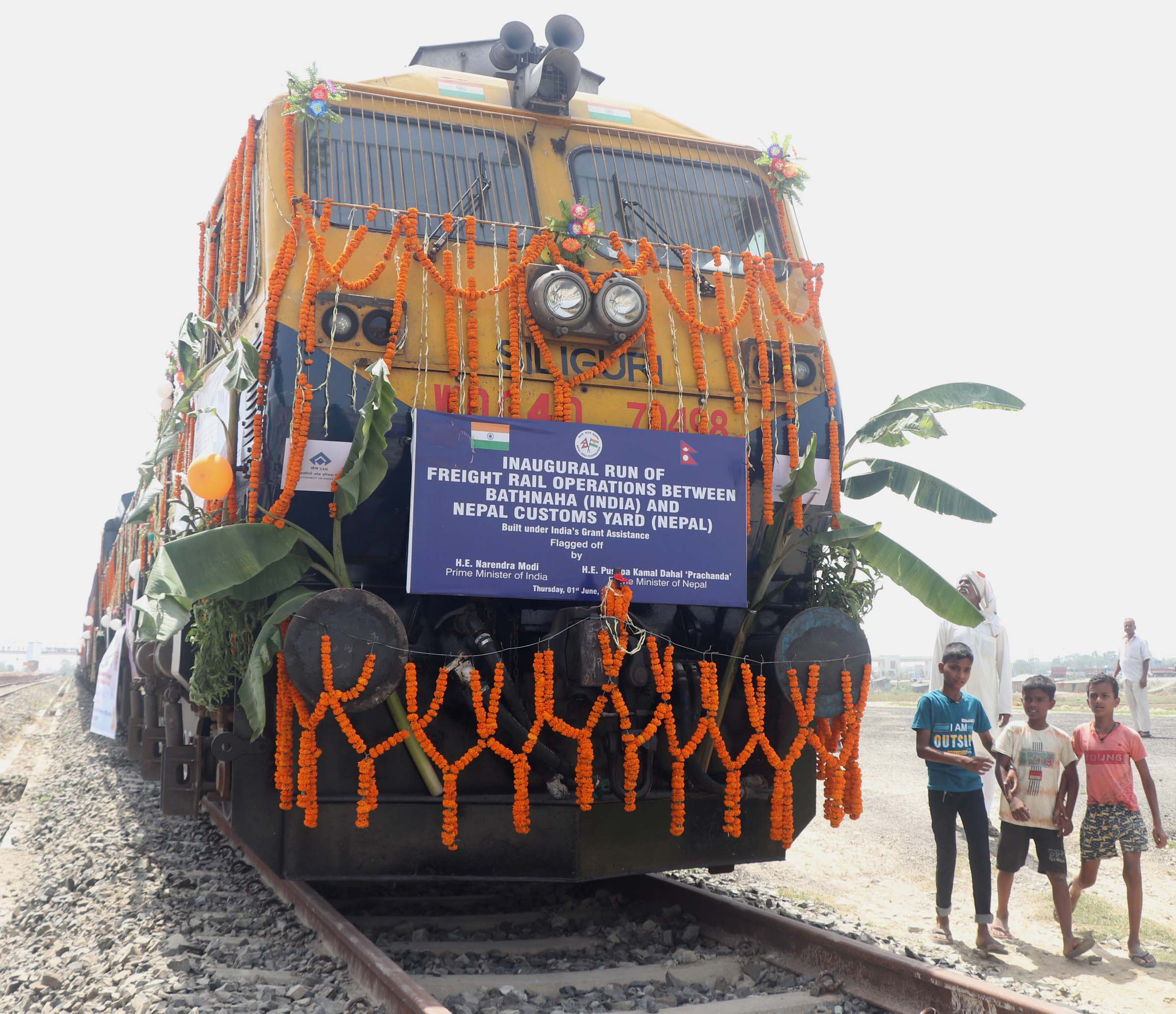 वथनाहादेखि विराटनगरसम्म सञ्चालनमा आयो कार्गो रेल सेवा