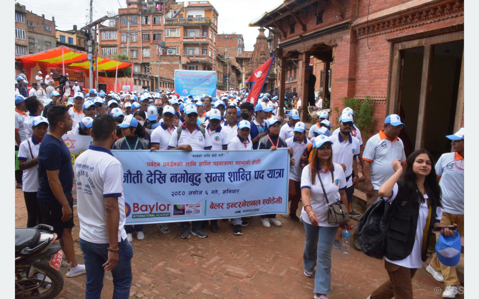 पर्यटन प्रवर्द्धनका लागि ‘सांस्कृतिक शान्ति पदयात्रा’