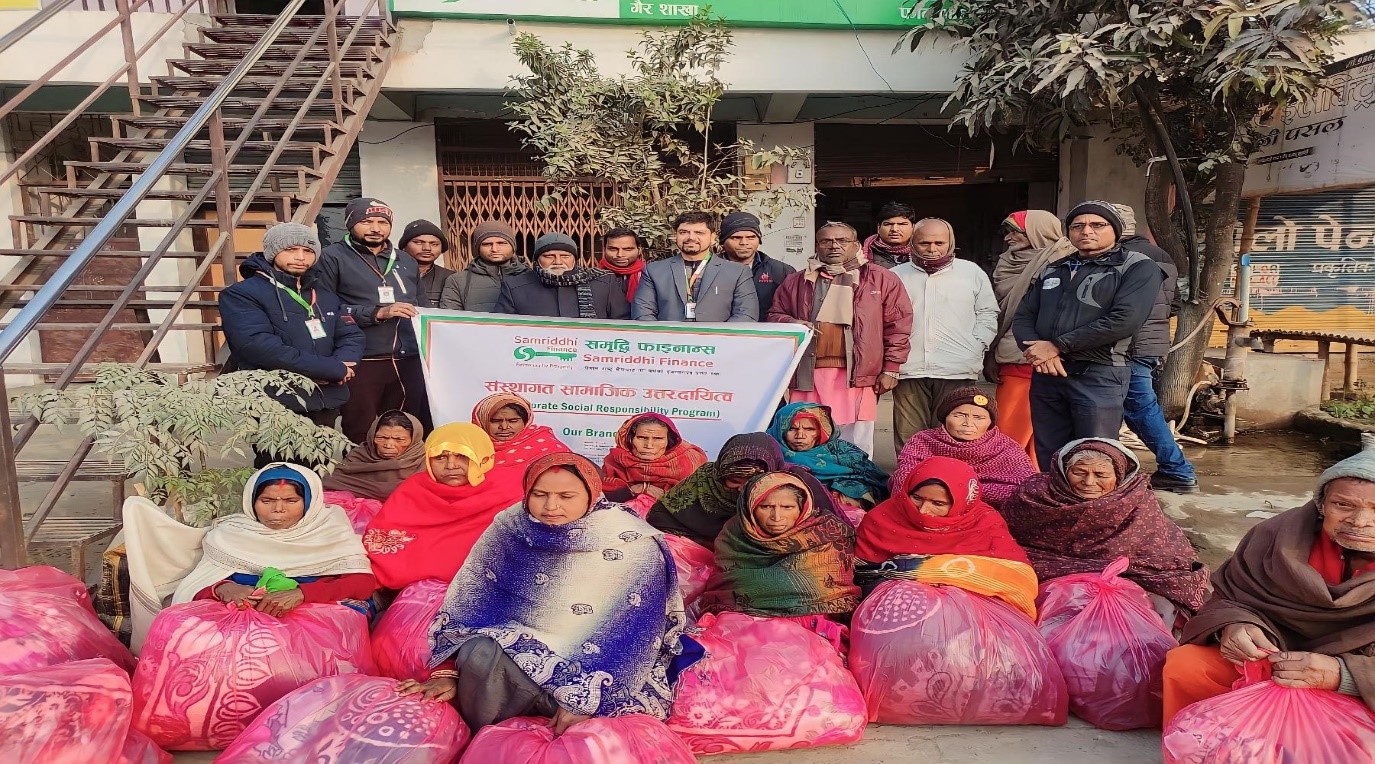 समृद्धि फाइनान्सद्धारा न्यानो कपडा वितरण कार्यक्रम सम्पन्न