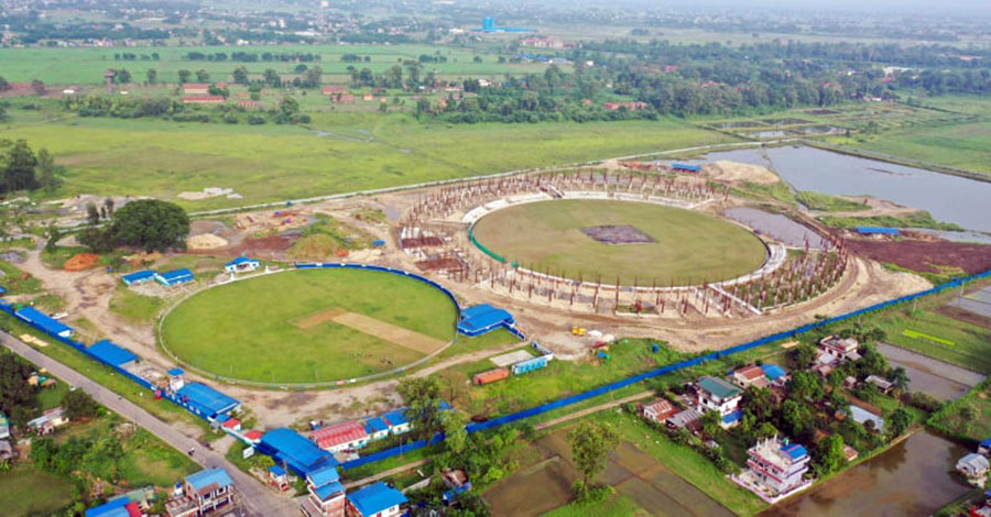 गौतमबुद्ध अन्तर्राष्ट्रिय क्रिकेट रङ्गशाला निर्माणको एक साताभित्र सुरु गरिने