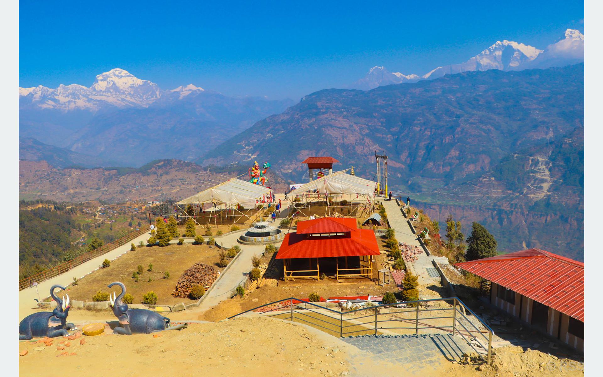 राष्ट्रपति पौडेलसहित उच्च पदस्थ पुग्ने अनन्तश्री ब्राह्माण्डीय महायज्ञको तयारी अन्तिम चरणमा