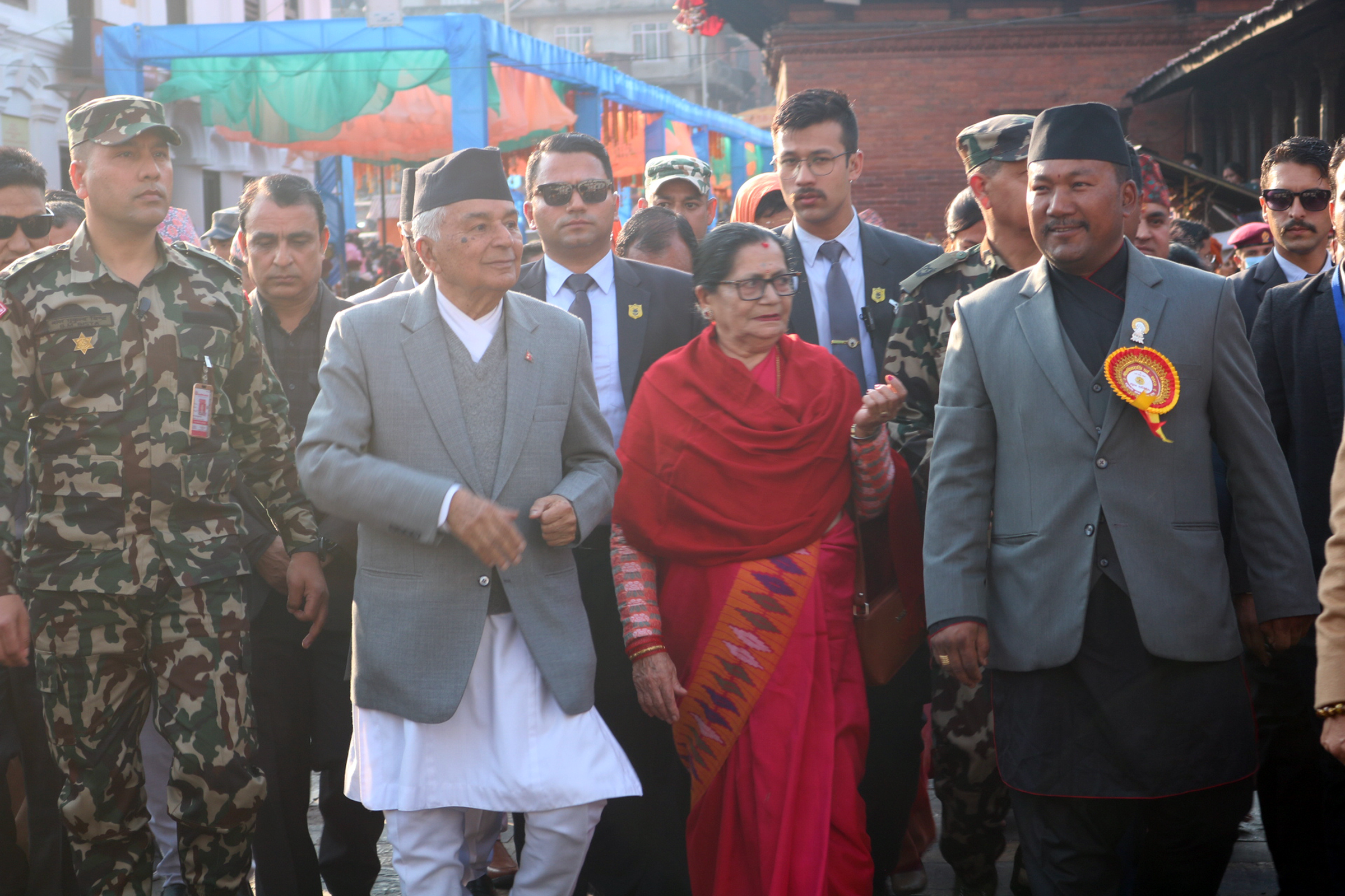 राष्ट्रपति पौडेल पुगे पशुपतिनाथ