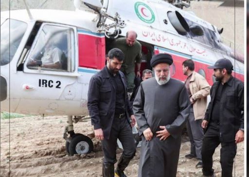 इरानी राष्ट्रपति चढेको हेलिकोप्टर दुर्घटना