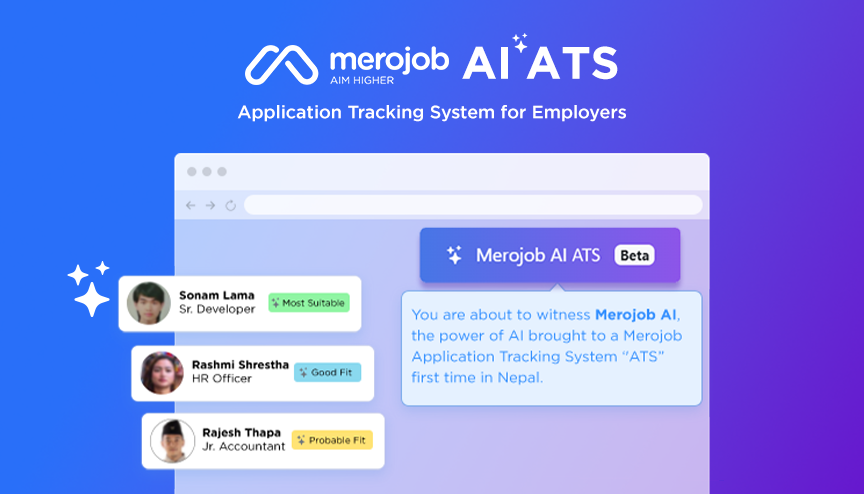 अब एआईलेनै खोज्नेछ क्षमतावान कर्मचारी, मेरोजवले ल्यायो यस्तो सुविधा