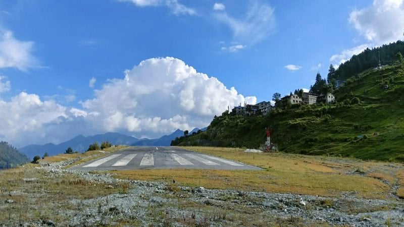 रारा विमानास्थलको टर्मिनल भवन निर्माण अन्तिम चरणमा 