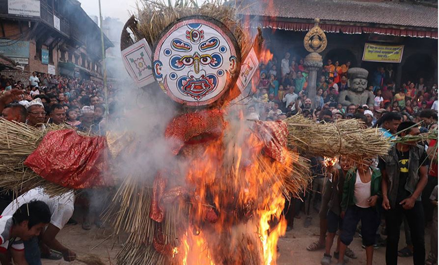 श्रावण कृष्ण चतुर्दशीः घण्टाकर्ण अर्थात् गठामङ्गल पर्व मनाइँदै