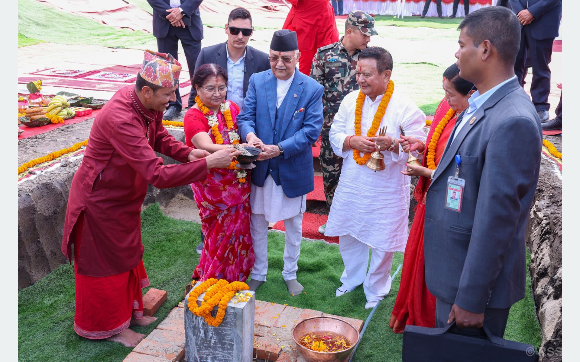 पार्टीका शुभचिन्तकले दान गरेको जग्गा स्वीकार गरेका हौँः एमाले 