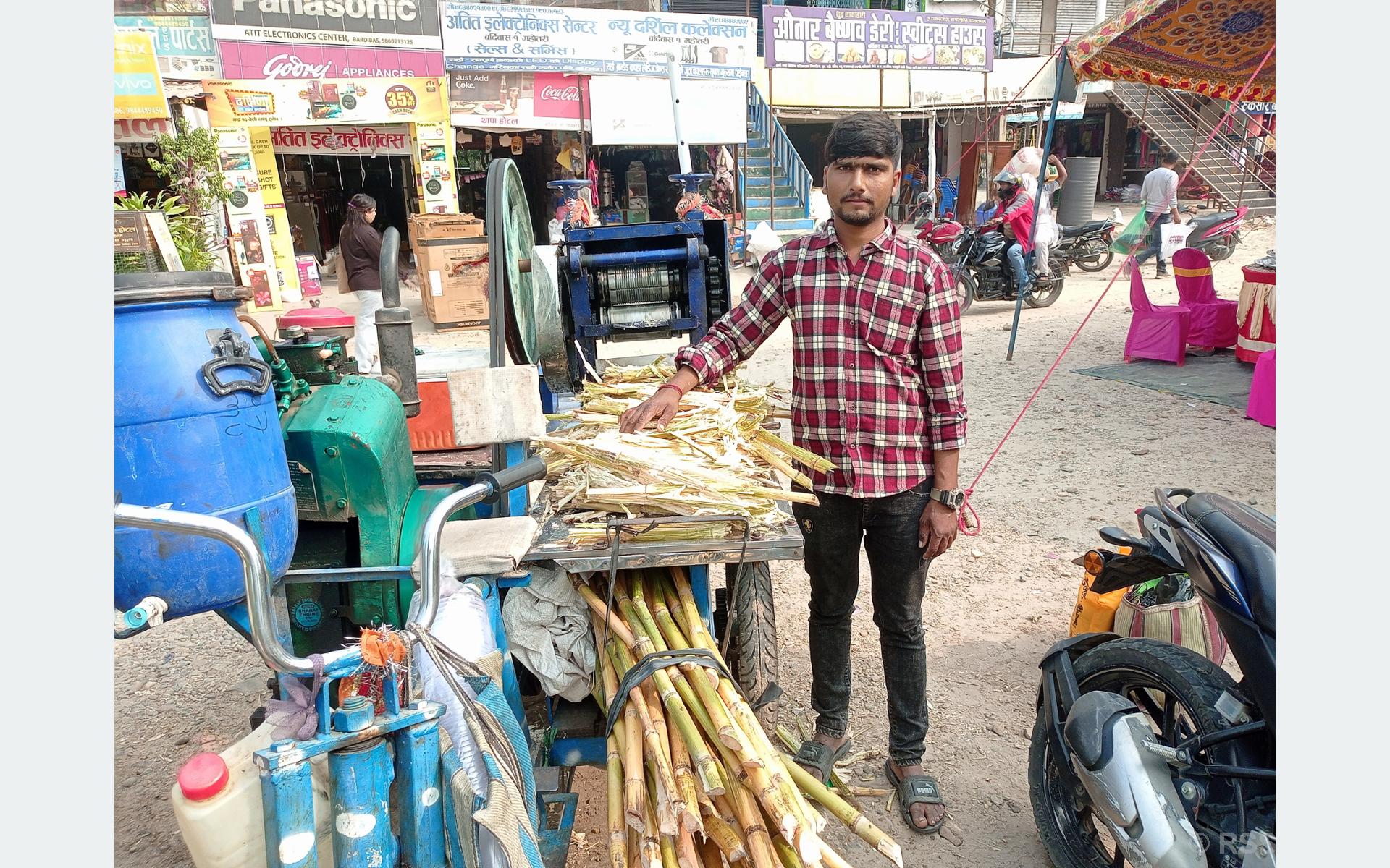 उखुको जुस बेचेर मासिक ४० हजार आम्दानी