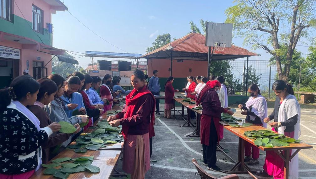 क्याम्पसमा दुनाटपरी गाँस्ने तालिम सुरु