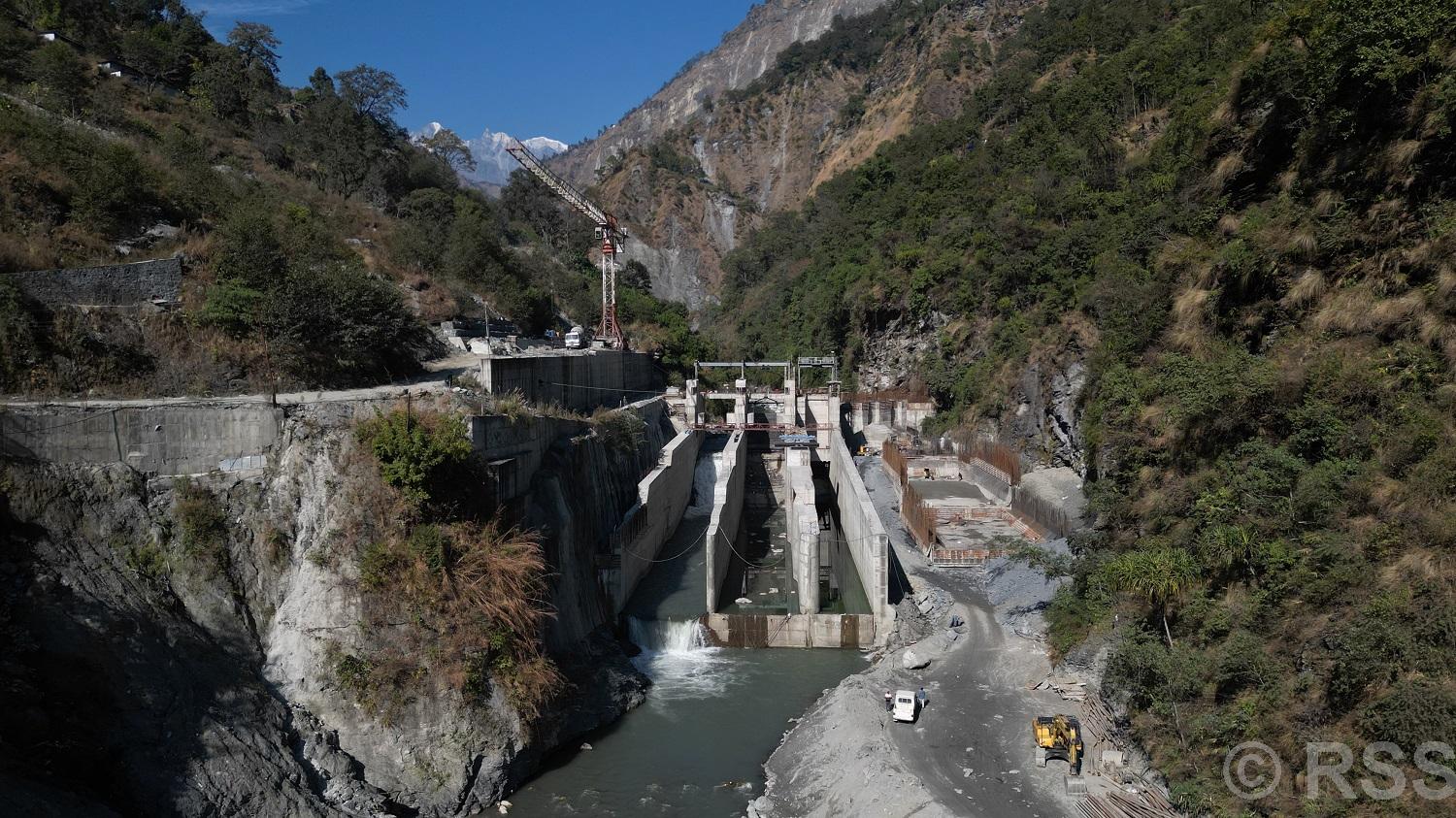 राहुघाटको ७२ प्रतिशत भौतिक प्रगति