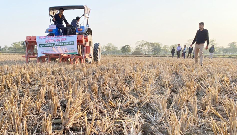 झापामा शून्य खनजोत प्रविधिबाट मकैखेती