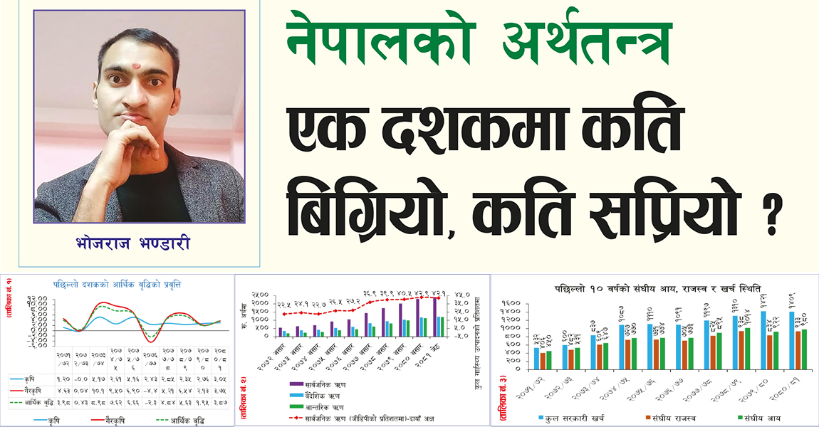 नेपालको अर्थतन्त्र : एक दशकमा कति बिग्रियो, कति सप्रियो ?