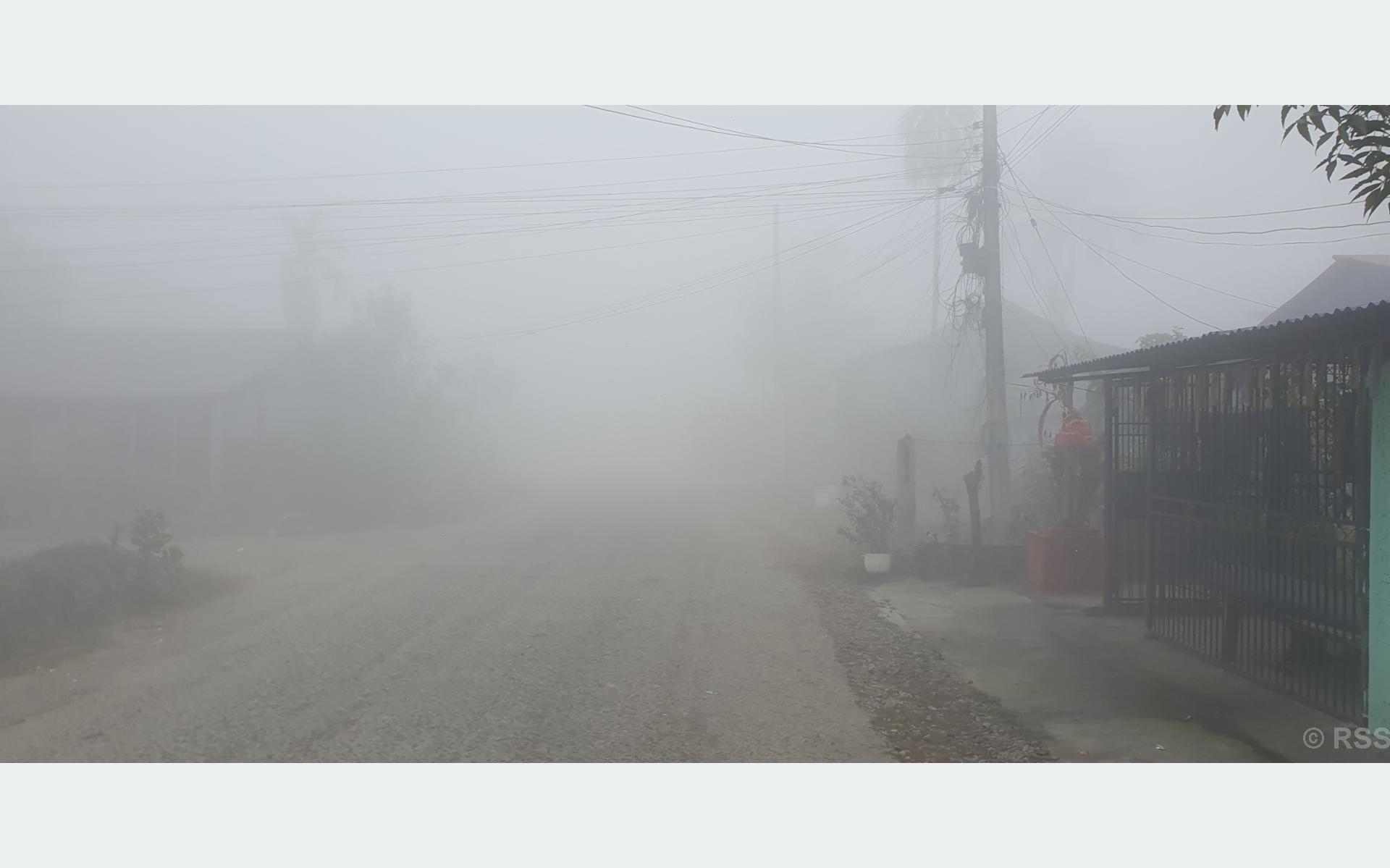 शीतलहरबाट जनजीवन प्रभावित