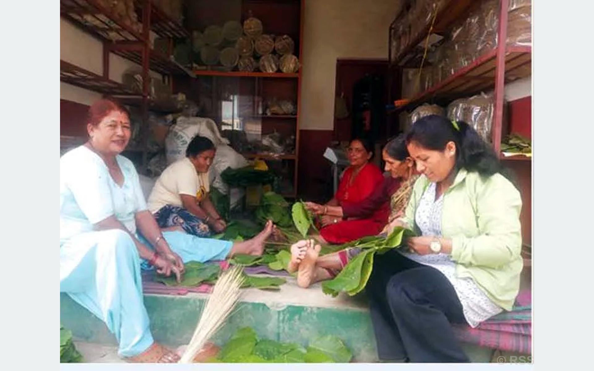 दुना-टपरी उद्योगमा रमाउँदै र कमाउँदै पाल्पाली महिला