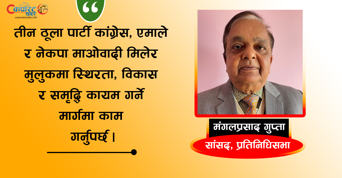 ‘सत्ताका लागि मात्र सरकार बन्ने र दलहरू त्यसका लागि मात्र मिल्ने गर्नुहुँदैन’