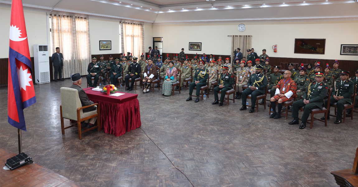 प्रधानमन्त्रीसँग भारत, भुटान र माल्दिभ्सका एनसीसी प्रतिनिधिको भेट