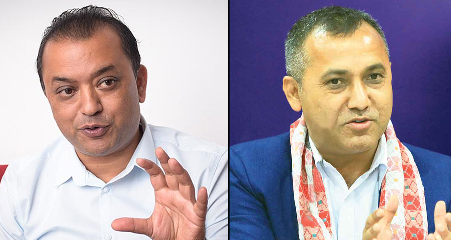 आन्दोलनरत शिक्षकहरूसँग कांग्रेस महामन्त्रीद्वयको छलफल