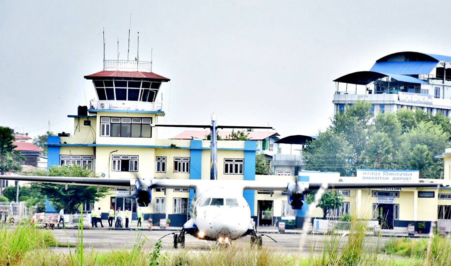 भरतपुर विमानस्थलमा ठूला जहाजको उडानलाई निरन्तरता दिने