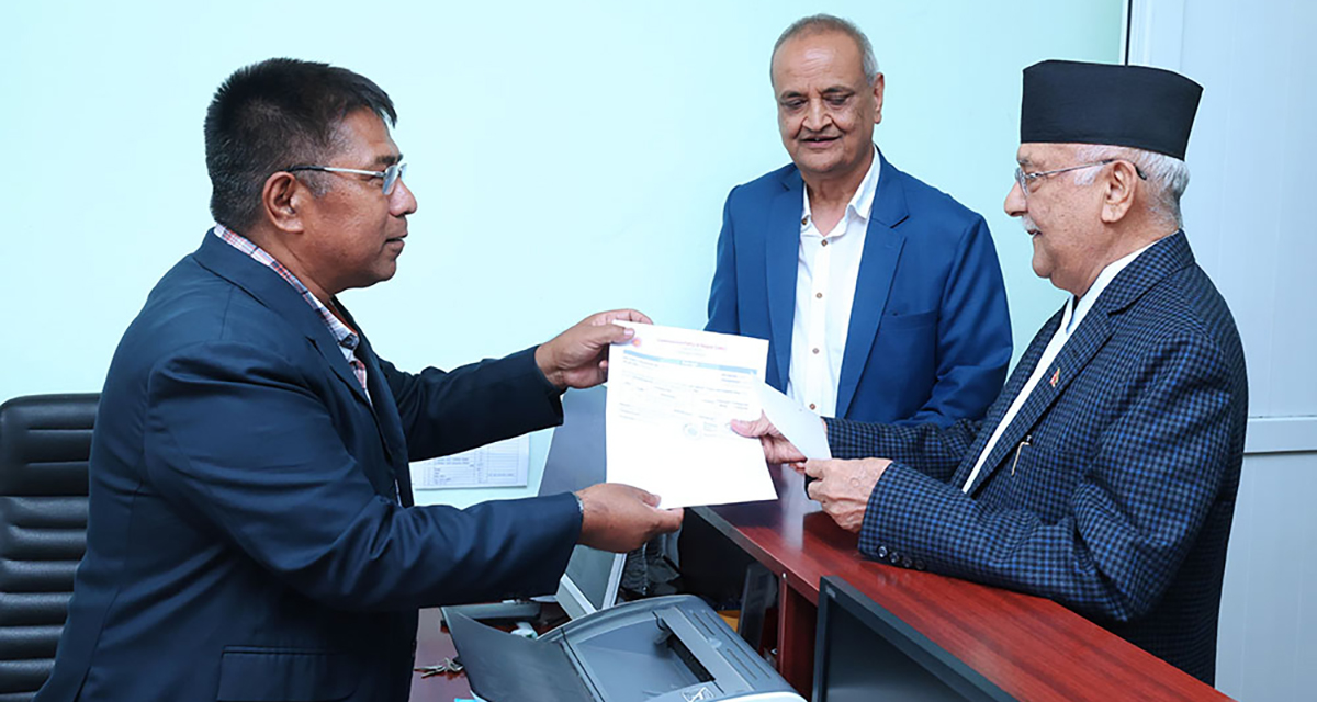 ओलीले तिरे एमालेको सदस्यता शुल्क र लेबी