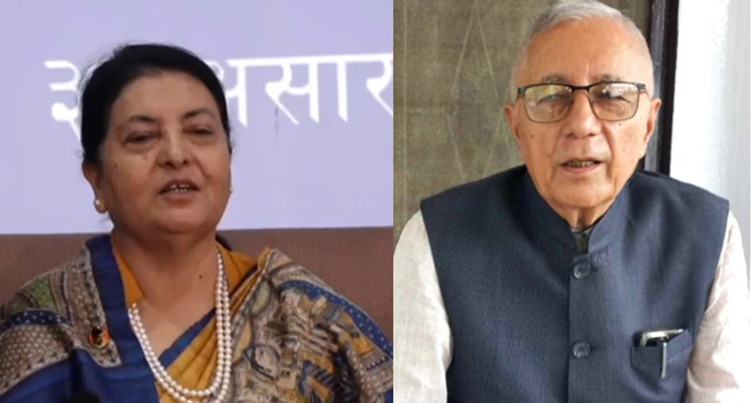 विद्या भण्डारी र शेखर कोइरालाबीच भेटवार्ता