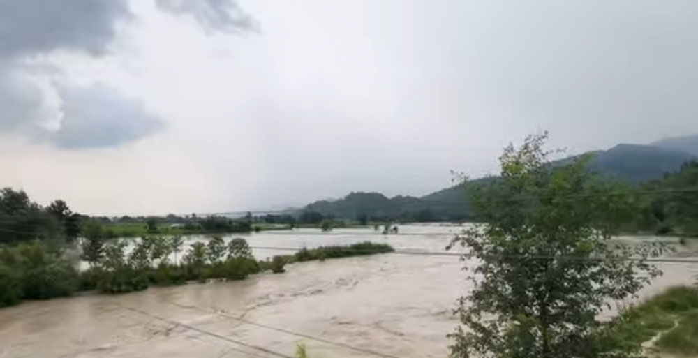 Flood Caused by Unusual River Hits Sindhuli: One Injured, Damage Assessment Pending