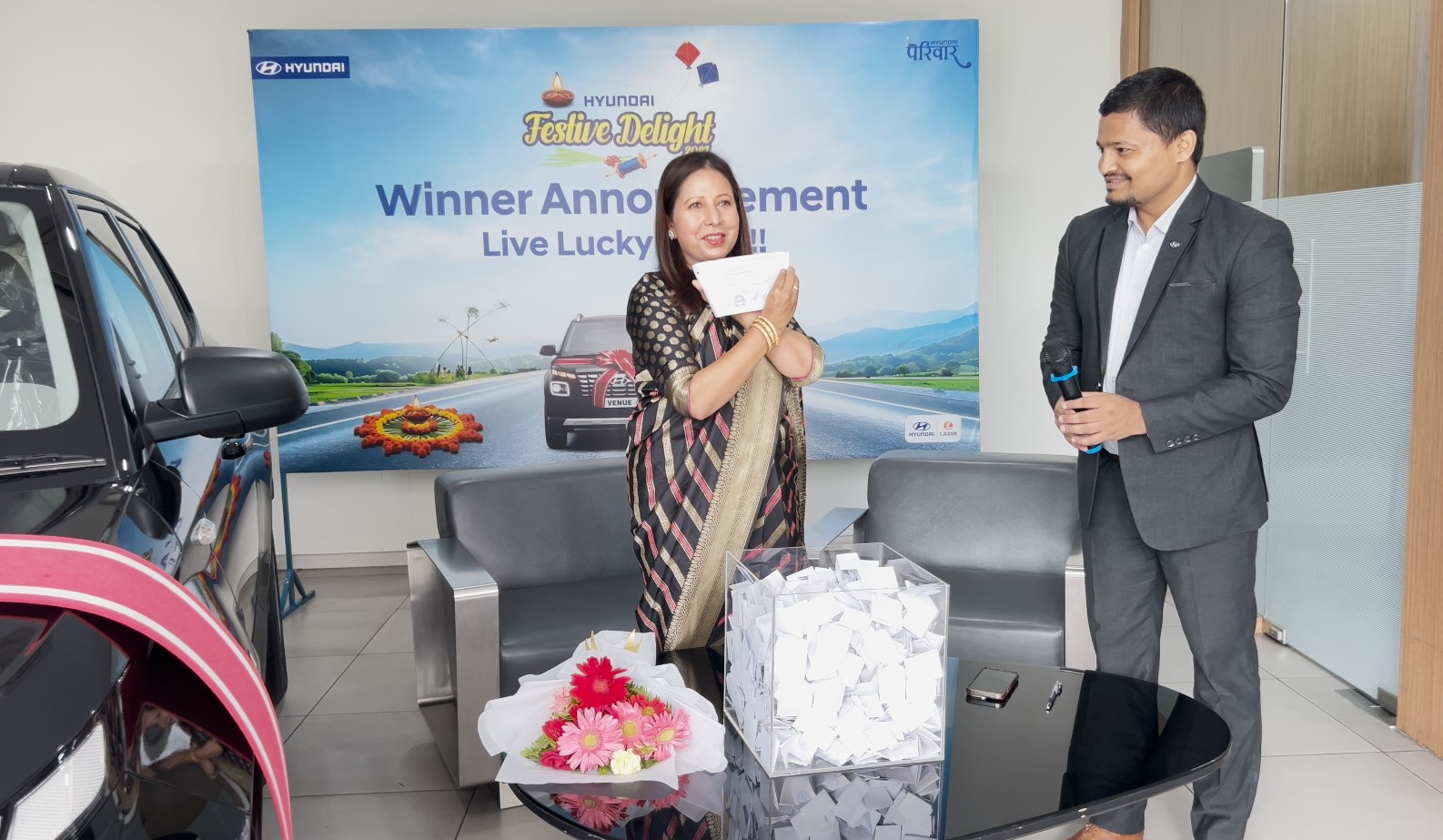 हुन्डाई ‘फेस्टिभ डिलाइट २०८१’ बम्पर अफरको विजेता घोषणा, कसले पायो महापुरस्कार ?
