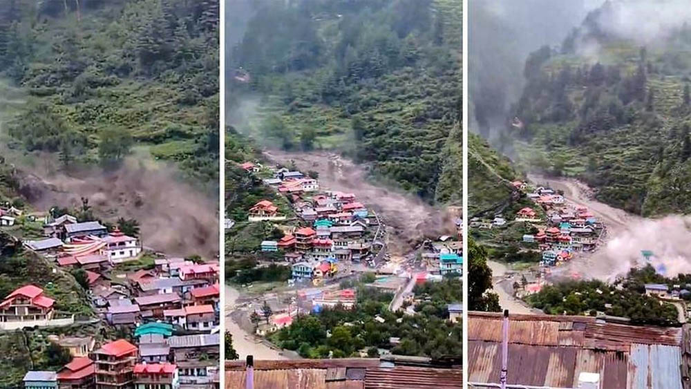 उत्तराखण्डस्थित धरालीको बाढीमा सयभन्दा बढी बेपत्ता भएको आशंका